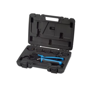 ASSORTIMENTI · PINZA AGGRAFFATRICE CRIMPAR + 5 MATRICI