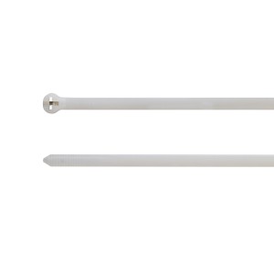 NYLON CABLE-TIES, WITH STEEL TOOTH