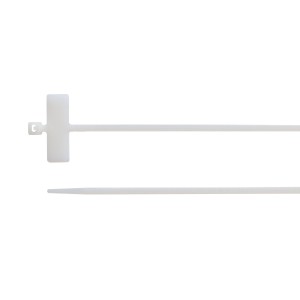 NYLON CABLE-TIES, WITH CROSSWISE MARKING PLATE
