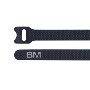VELCRO BANDS, RE-OPENABLE IN BLACK COLOR
