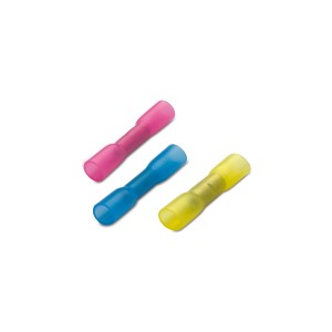 BUTT CONNECTORS WITH HEAT SHRINKING INSULATION