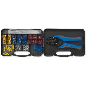 ASSORTMENT IN DOUBLE CASE WITH AUTOMATIC CRIMPING TOOL