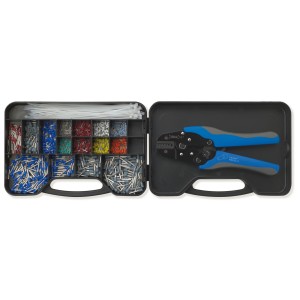 ASSORTMENT IN DOUBLE CASE WITH AUTOMATIC CRIMPING TOOL