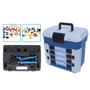 ASSORTMENT IN BOX WITH AUTOMATIC CRIMPING TOOL