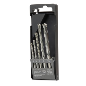 DIN 8039 MASONRY DRILL BITS SET · 5 PCS