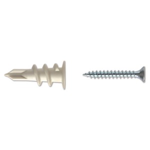 WITH FLAT COUNTERSUNK HEAD PZ SCREW